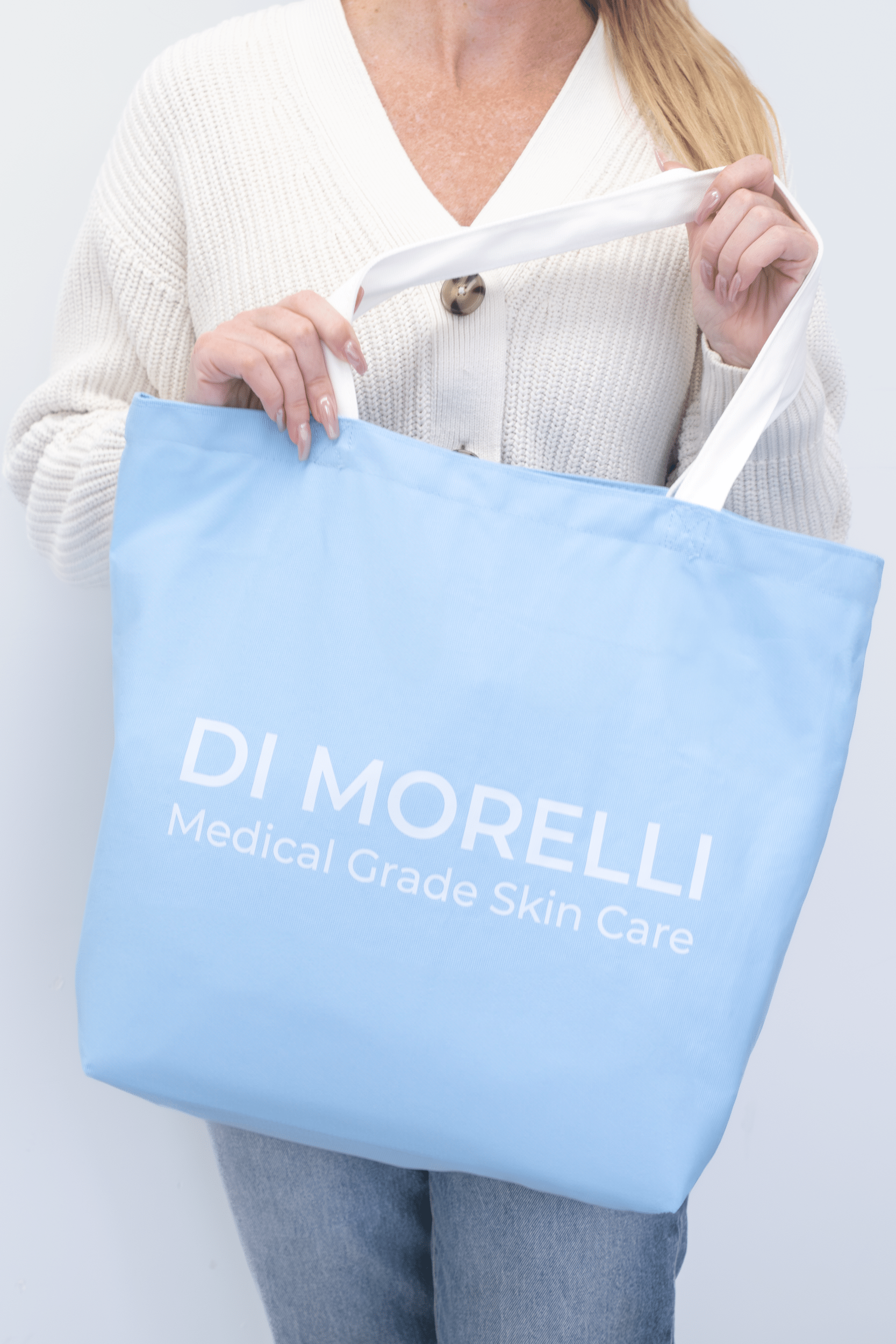 Blue Tote Bag - MacroPanora