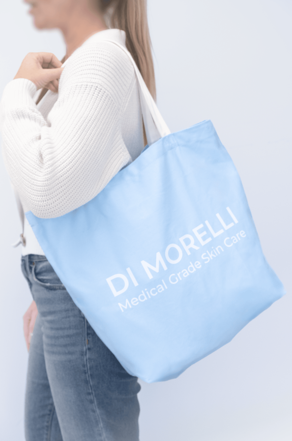 Blue Tote Bag - MacroPanora