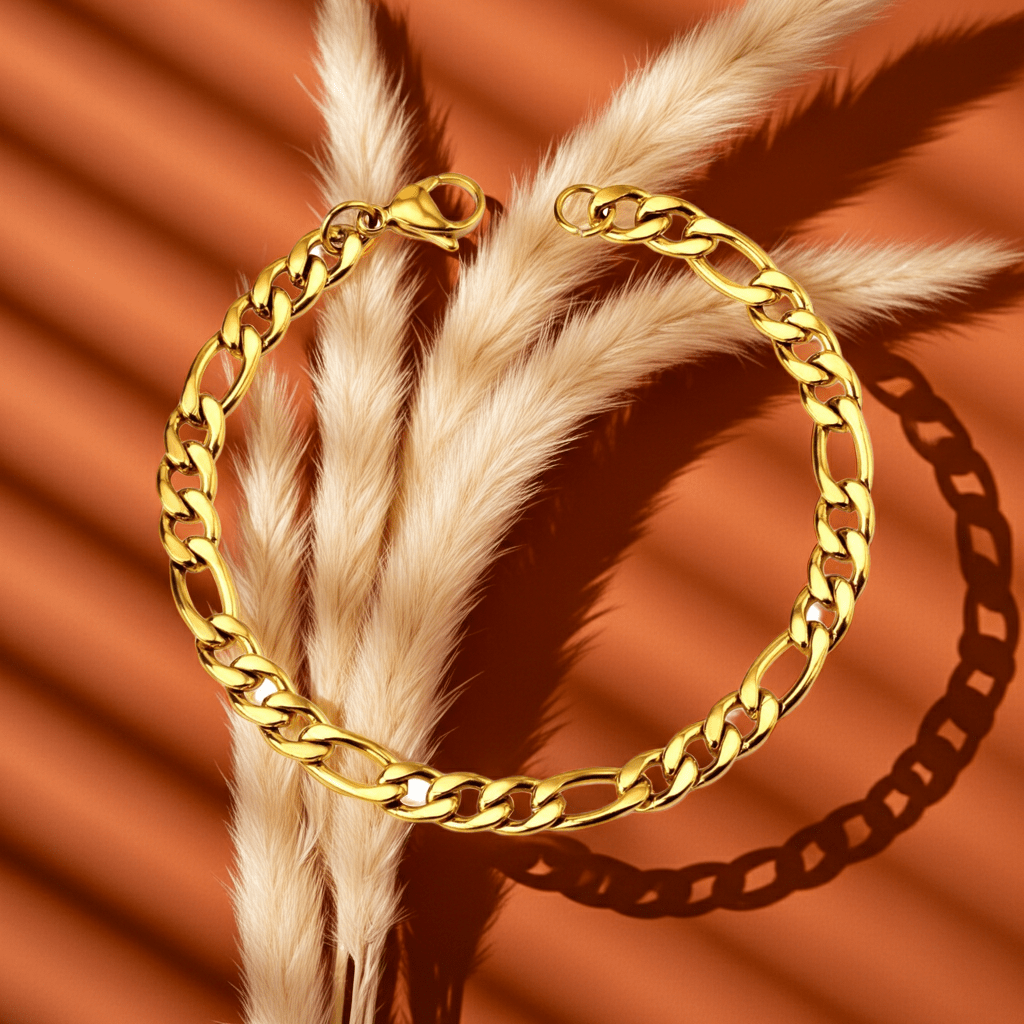 Boho Cuban Chain Bangle - MacroPanora