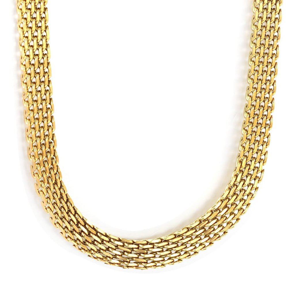 Braided Charm Chain Necklace - MacroPanora