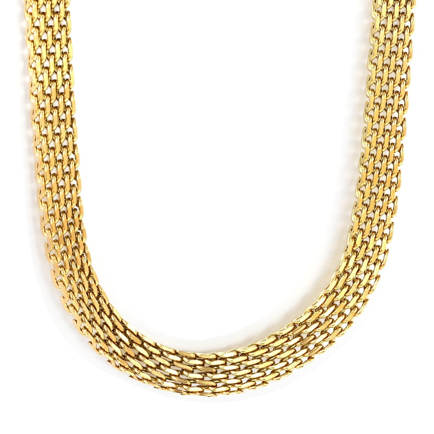 Braided Charm Chain Necklace - MacroPanora