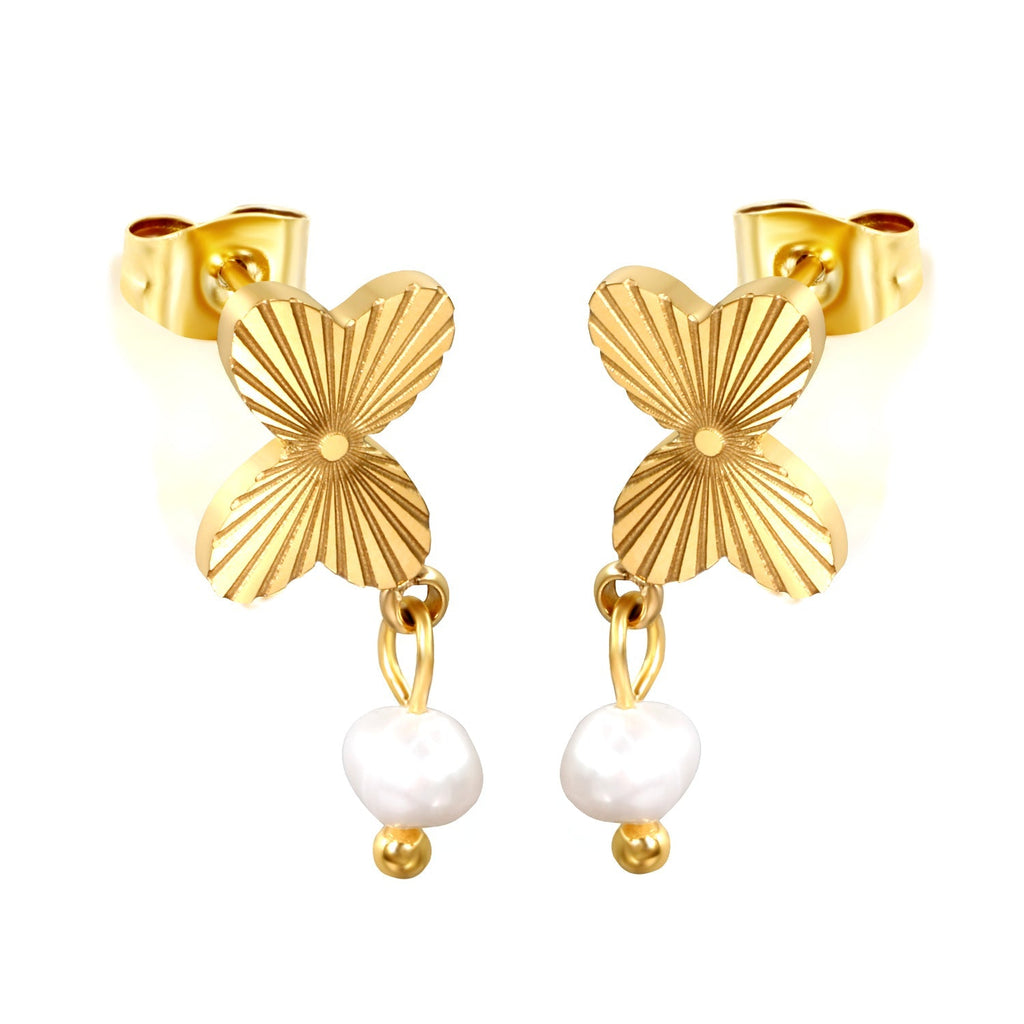 Butterfly Dream Pearl Earrings - MacroPanora