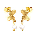 Butterfly Dream Pearl Earrings - MacroPanora