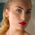 CALAU Gold: Contemporary Geometric Hoop Earrings - MacroPanora
