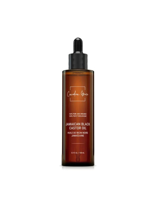Canadian Grace 100% Organic Jamaican Black Castor Oil – For Hair Growth, Edges & Root Strength - MacroPanora