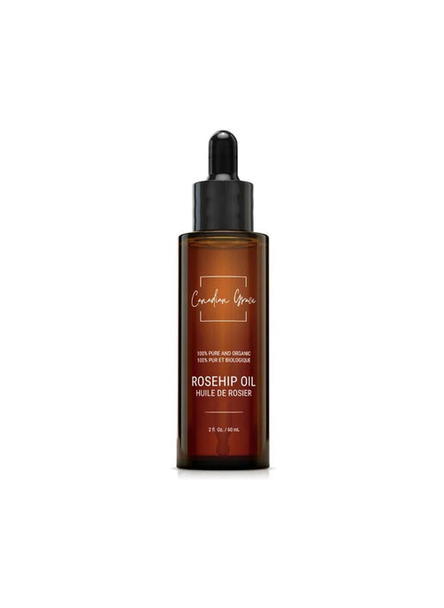 Canadian Grace 100% Organic Rosehip Oil – For Fine Lines, Uneven Tone & Brighter - Looking Skin - MacroPanora