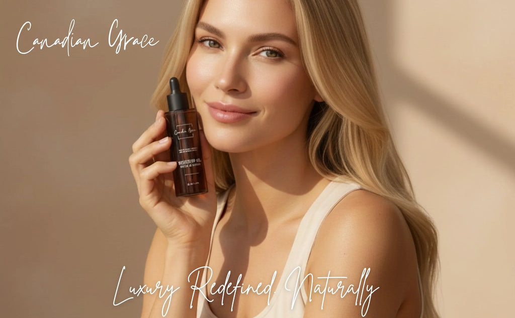 Canadian Grace 100% Organic Rosehip Oil – For Fine Lines, Uneven Tone & Brighter - Looking Skin - MacroPanora