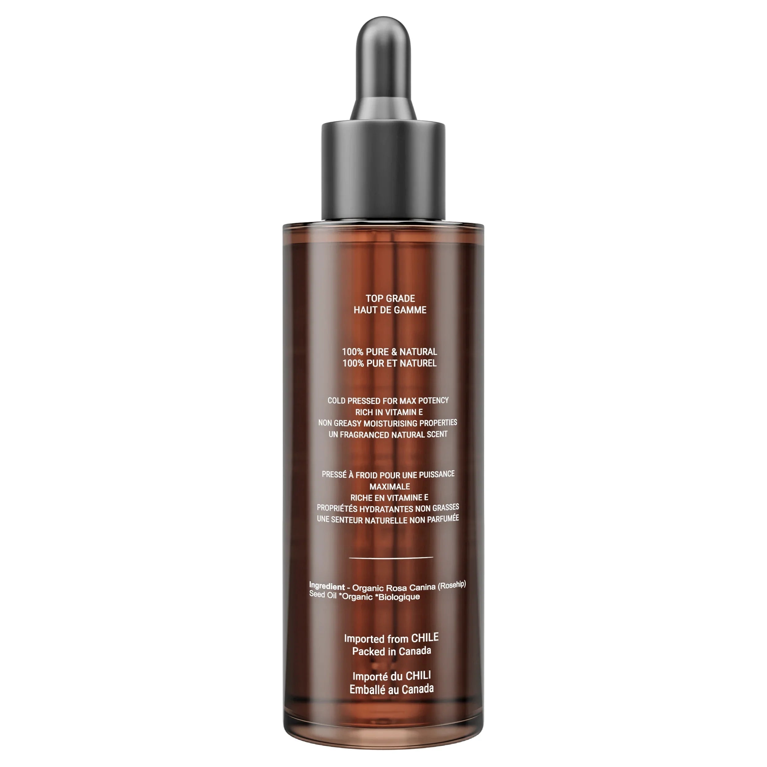 Canadian Grace 100% Organic Rosehip Oil – For Fine Lines, Uneven Tone & Brighter - Looking Skin - MacroPanora