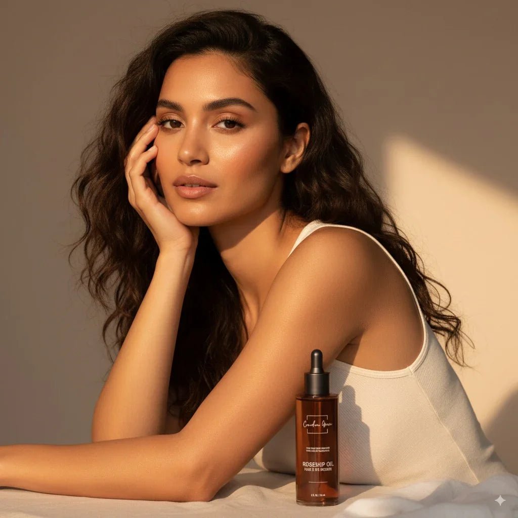 Canadian Grace 100% Organic Rosehip Oil – For Fine Lines, Uneven Tone & Brighter - Looking Skin - MacroPanora