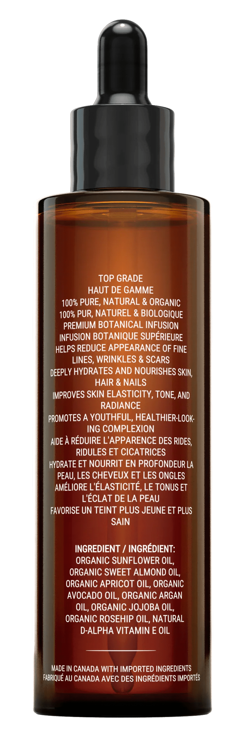Canadian Grace Vitamin E Face Oil | 70,000 IU with 7 Organic Oils - Skin Barrier Support & Recovery For Dry, Stressed & Overworked Skin - MacroPanora