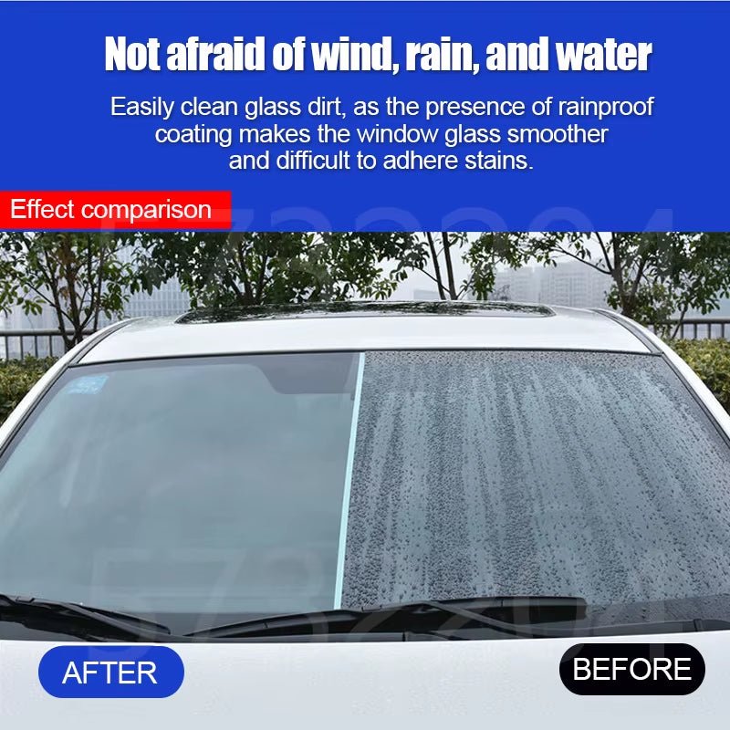 Car Glass Anti - Rain Water Spray Repellent Nano Coating Hydrophobic Waterproof Agent Oil Film Removing Auto Glass Film Agent - MacroPanora