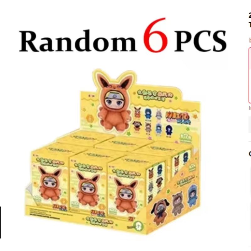 Cartoon Backpack Pendant, Anime Peripheral Gift Box, Naruto Blind Box Gift, Naruto Shipship Party Series - MacroPanora