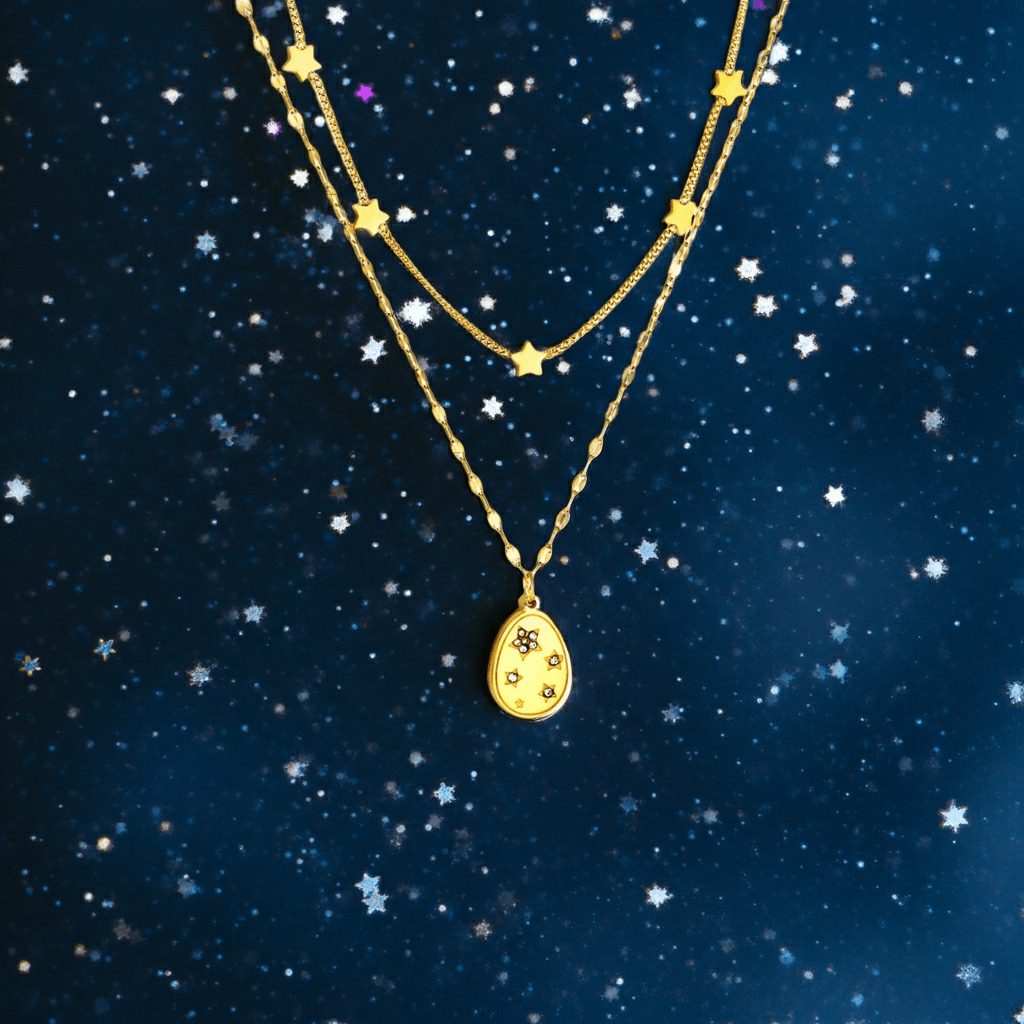 Celestial Crystal Oval Pendant - MacroPanora