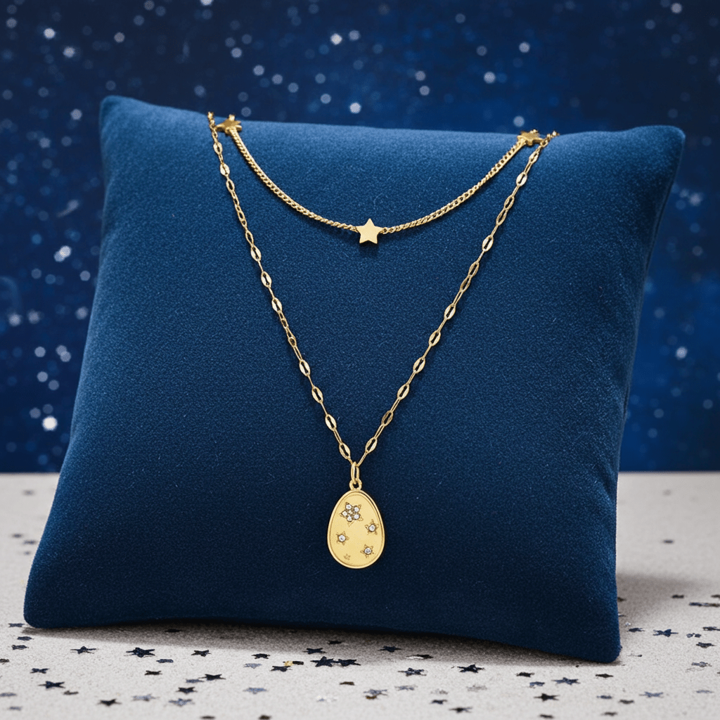 Celestial Crystal Oval Pendant - MacroPanora