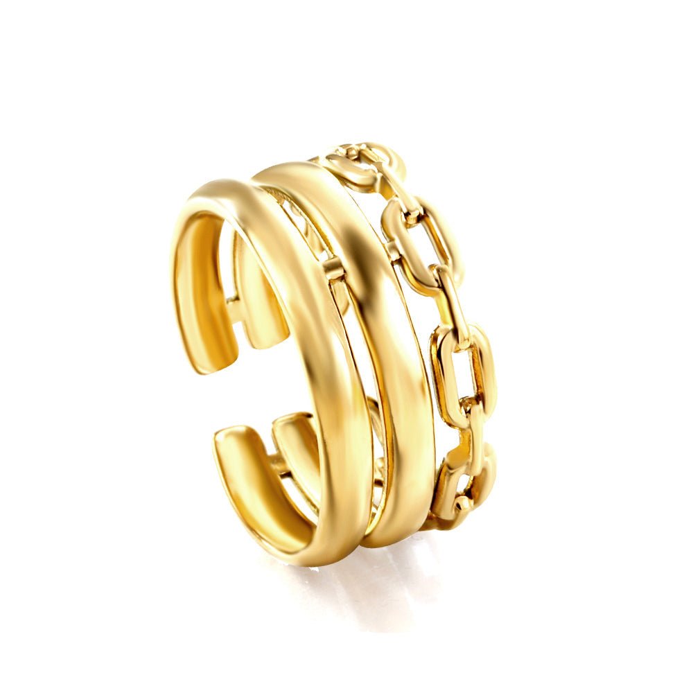 Chain Band Ring - MacroPanora