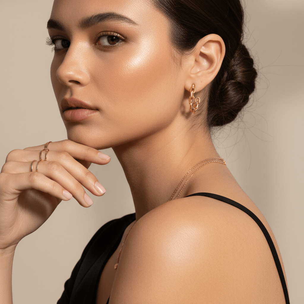 Chain Link Half Hoops - MacroPanora
