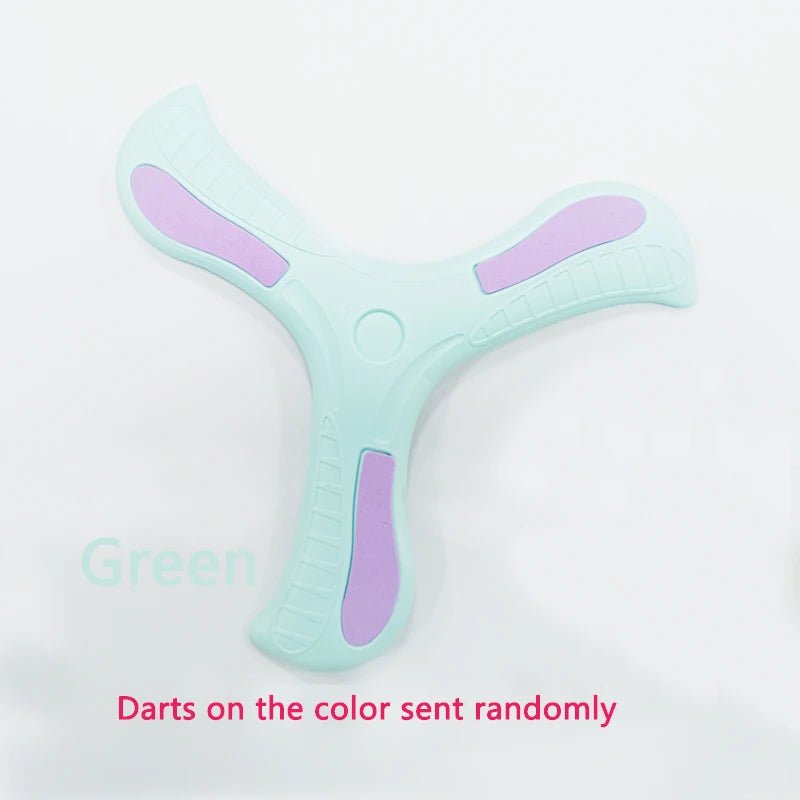 Children Boomerang Soft Three - Leaf Cross Outdoor Toy Flying Disc Adult - Kids Interactive Sports Toy for Puzzle Decompression Gift - MacroPanora