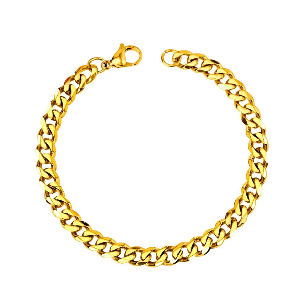 Classic Gold Cuban Bracelet - MacroPanora