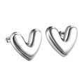 Classic Heart Studs - MacroPanora