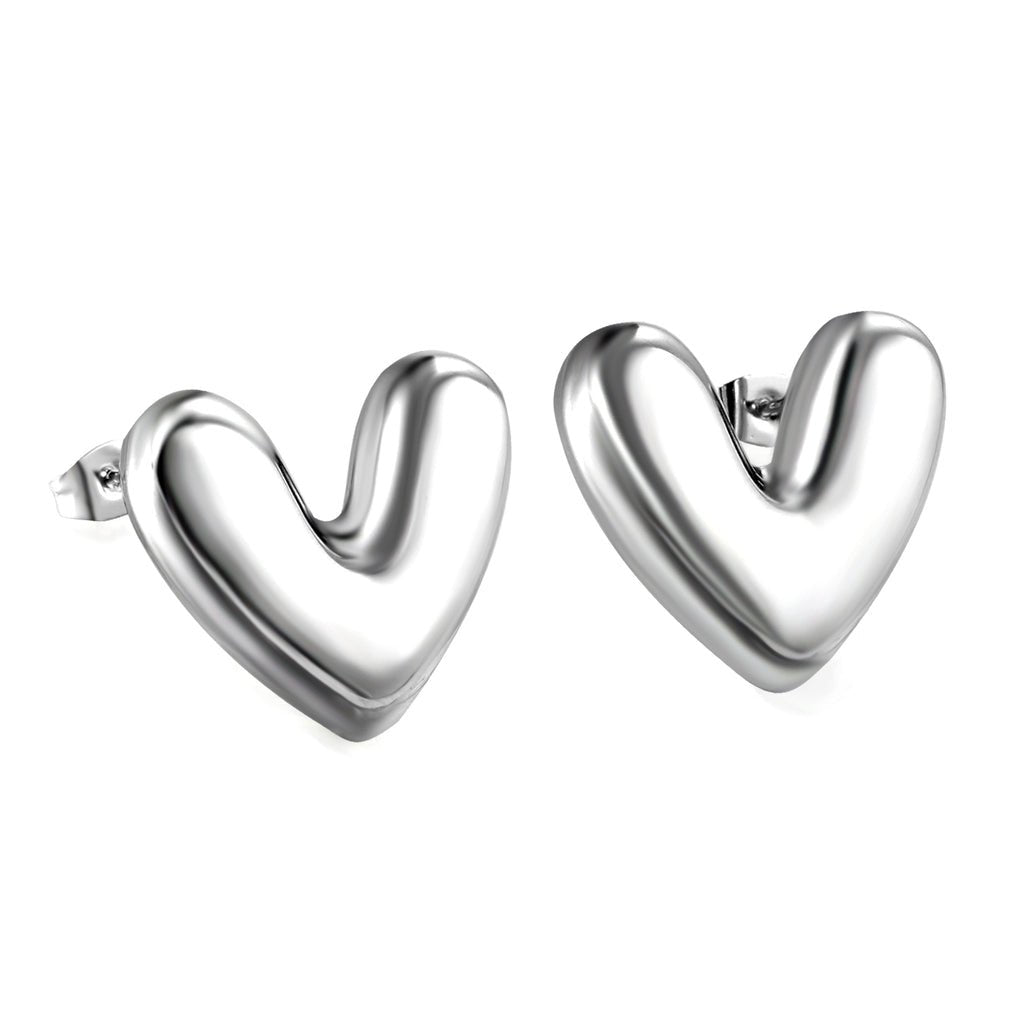 Classic Heart Studs - MacroPanora