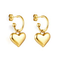Classic Heart Studs - MacroPanora