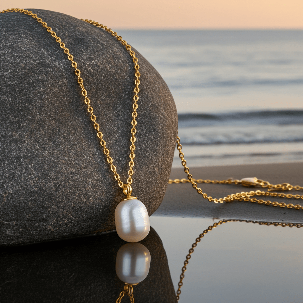 Classic Pearl Pendant - MacroPanora