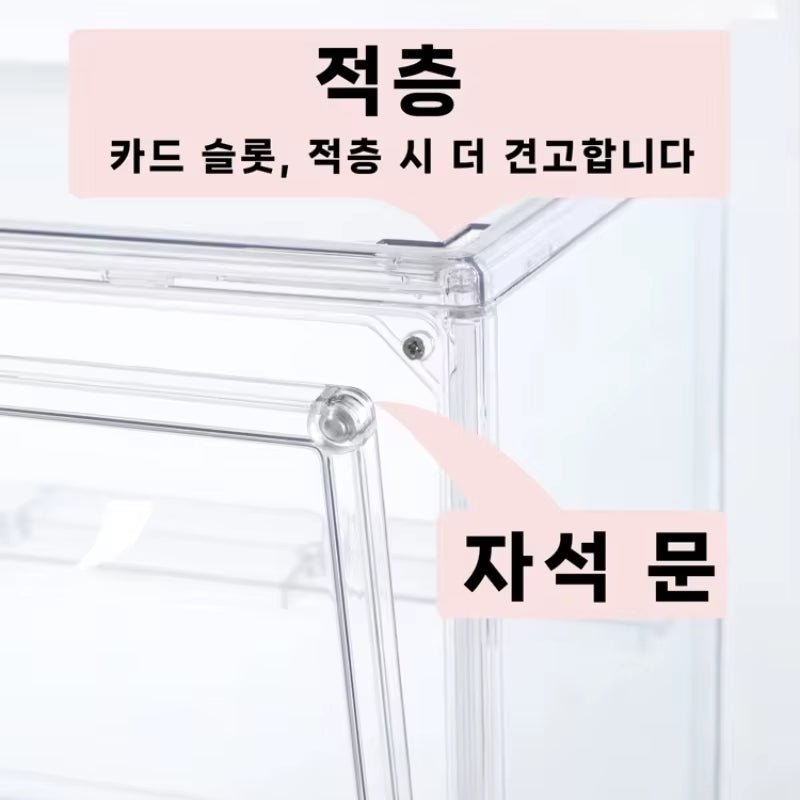 Clear Display Box for Fingures Clear Acrylic Foldable Toy Display Case for Figurines and Blind Box Dolls Action Figure Organizer - MacroPanora