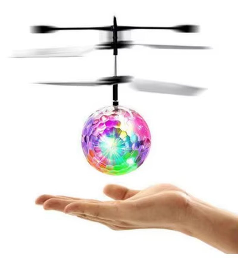 Colorful Mini Drone Shinning LED RC Drone Flying Ball Helicopter Light Crystal Ball Induction Dron Quadcopter Aircraft Kids Toys - MacroPanora