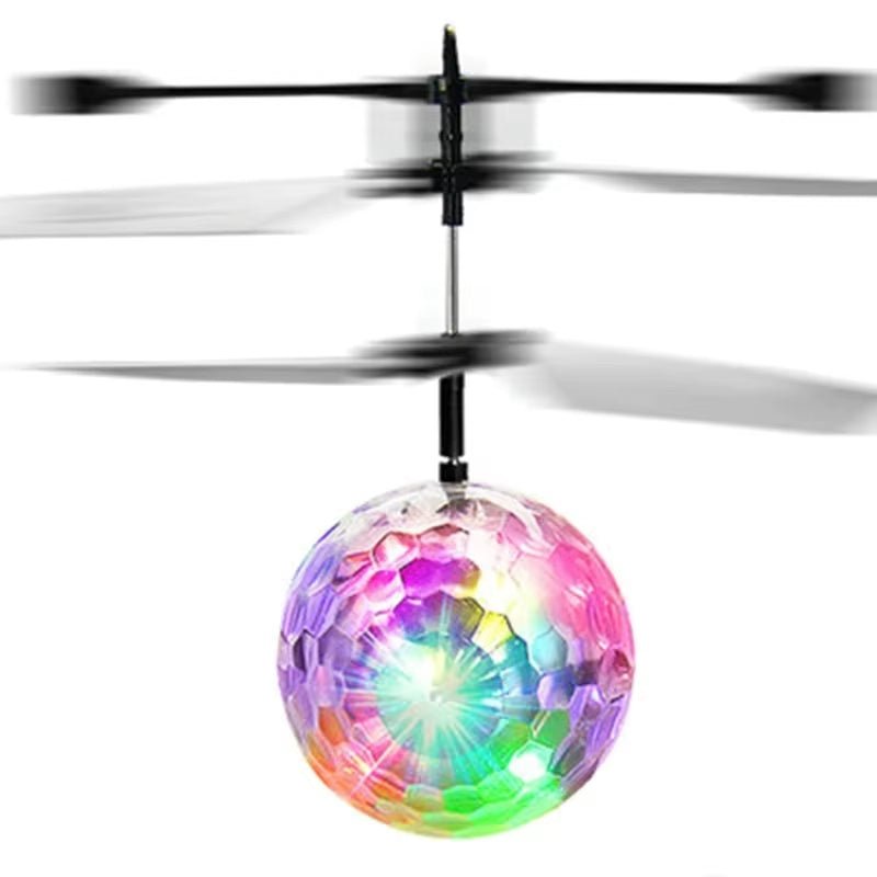 Colorful Mini Drone Shinning LED RC Drone Flying Ball Helicopter Light Crystal Ball Induction Dron Quadcopter Aircraft Kids Toys - MacroPanora