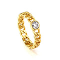Contemporary Gold Band - MacroPanora