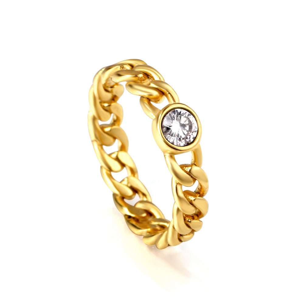 Contemporary Gold Band - MacroPanora