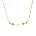 Curved Tube Pendant Choker - MacroPanora