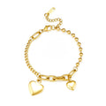 Dainty Heart Link Bracelet - MacroPanora
