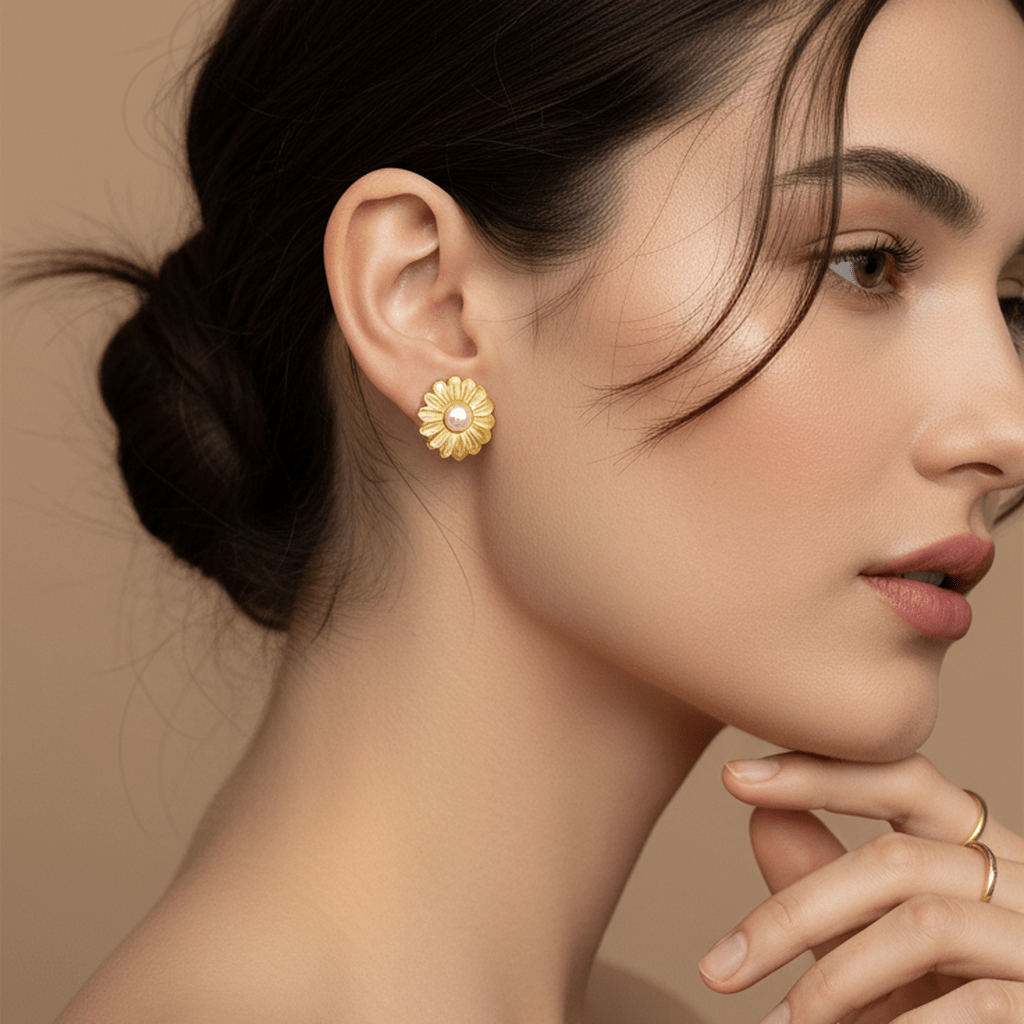 Daisy Dream Bead Studs - MacroPanora
