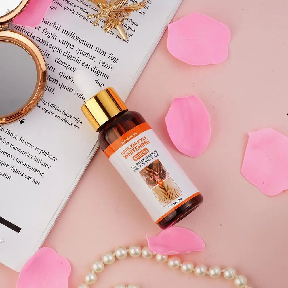 Dark Knuckles Lightening Serum Hand Knuckle Elbows Knee Lighten Oil Intense Stains Remover Products Beauty Care 50Ml - MacroPanora