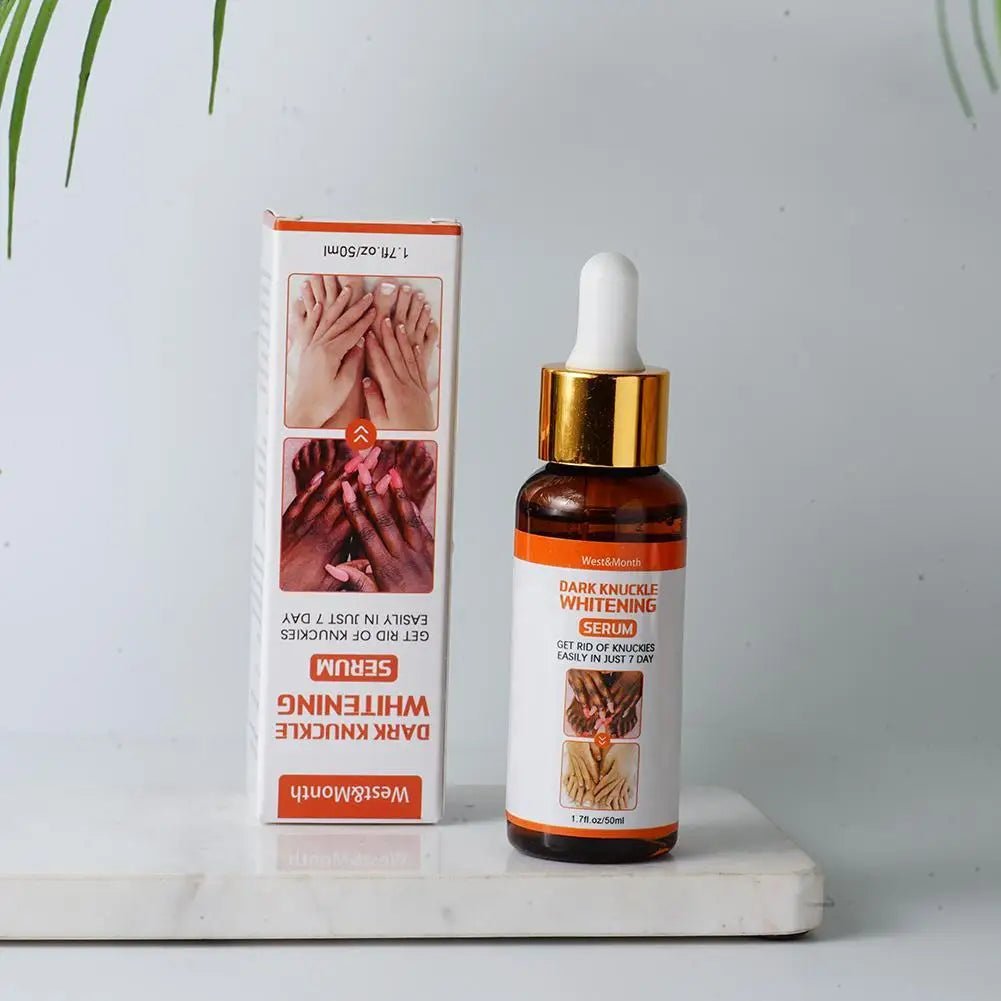 Dark Knuckles Lightening Serum Hand Knuckle Elbows Knee Lighten Oil Intense Stains Remover Products Beauty Care 50Ml - MacroPanora