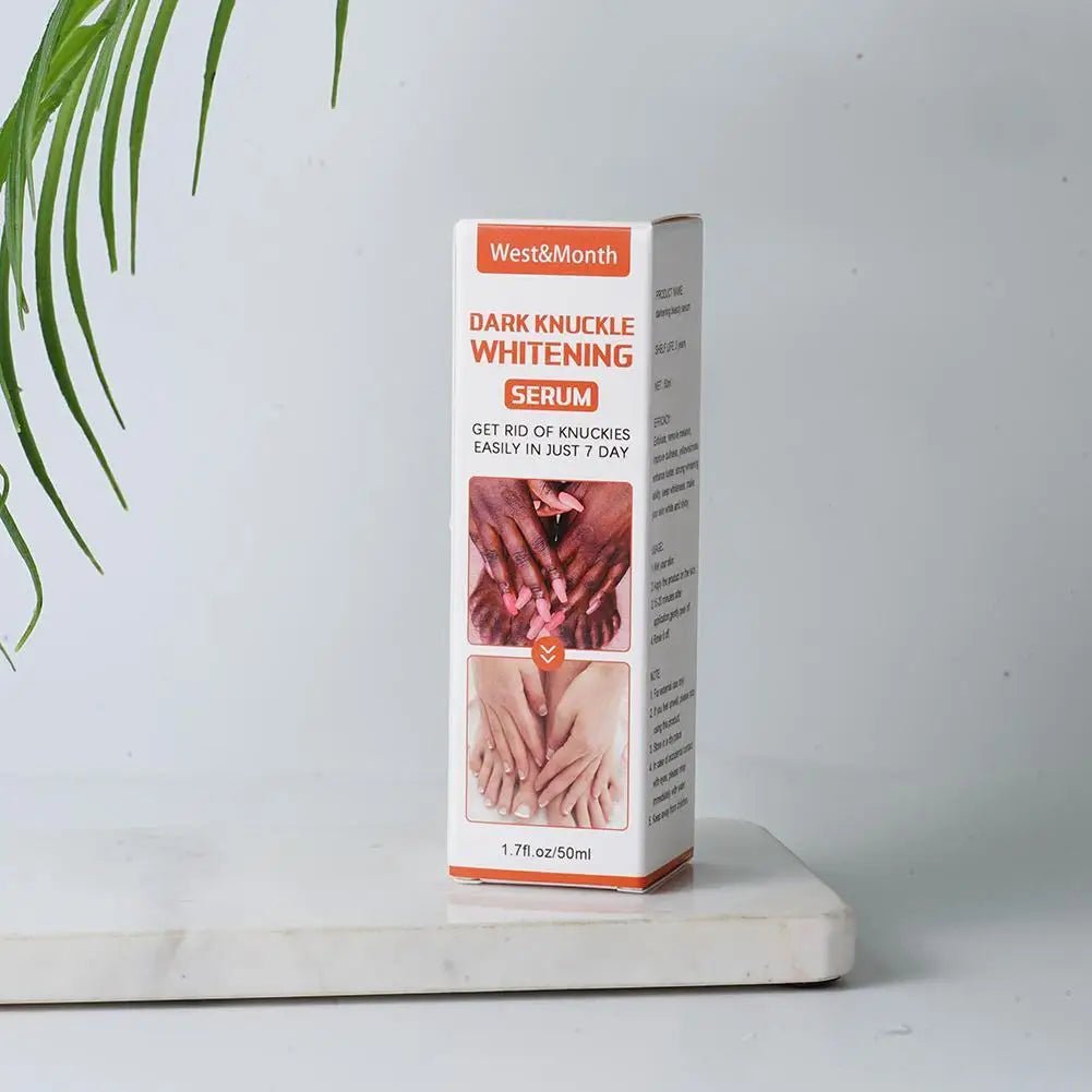 Dark Knuckles Lightening Serum Hand Knuckle Elbows Knee Lighten Oil Intense Stains Remover Products Beauty Care 50Ml - MacroPanora