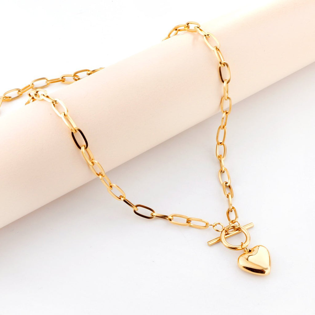Delicate Heart Chain Choker - MacroPanora