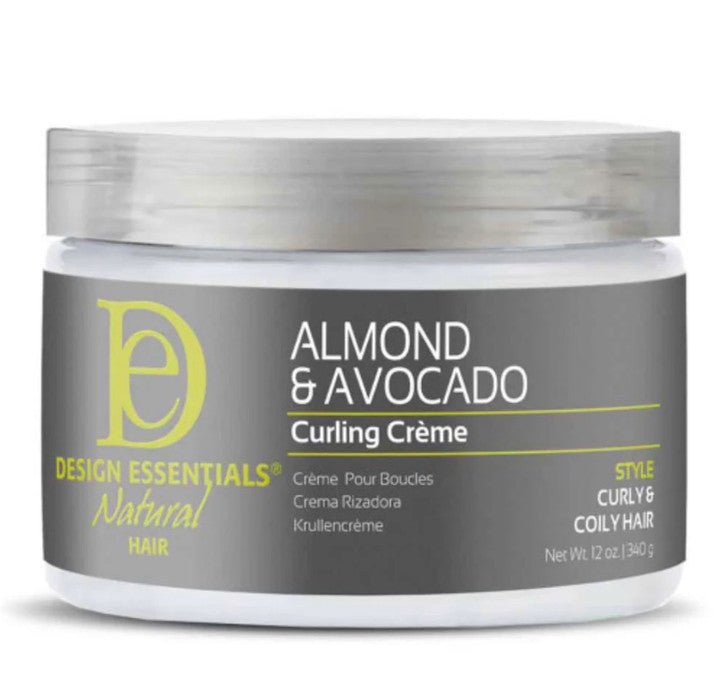 DESIGN ESSENTIALS ALMOND & AVOCADO CURLING CREME - MacroPanora