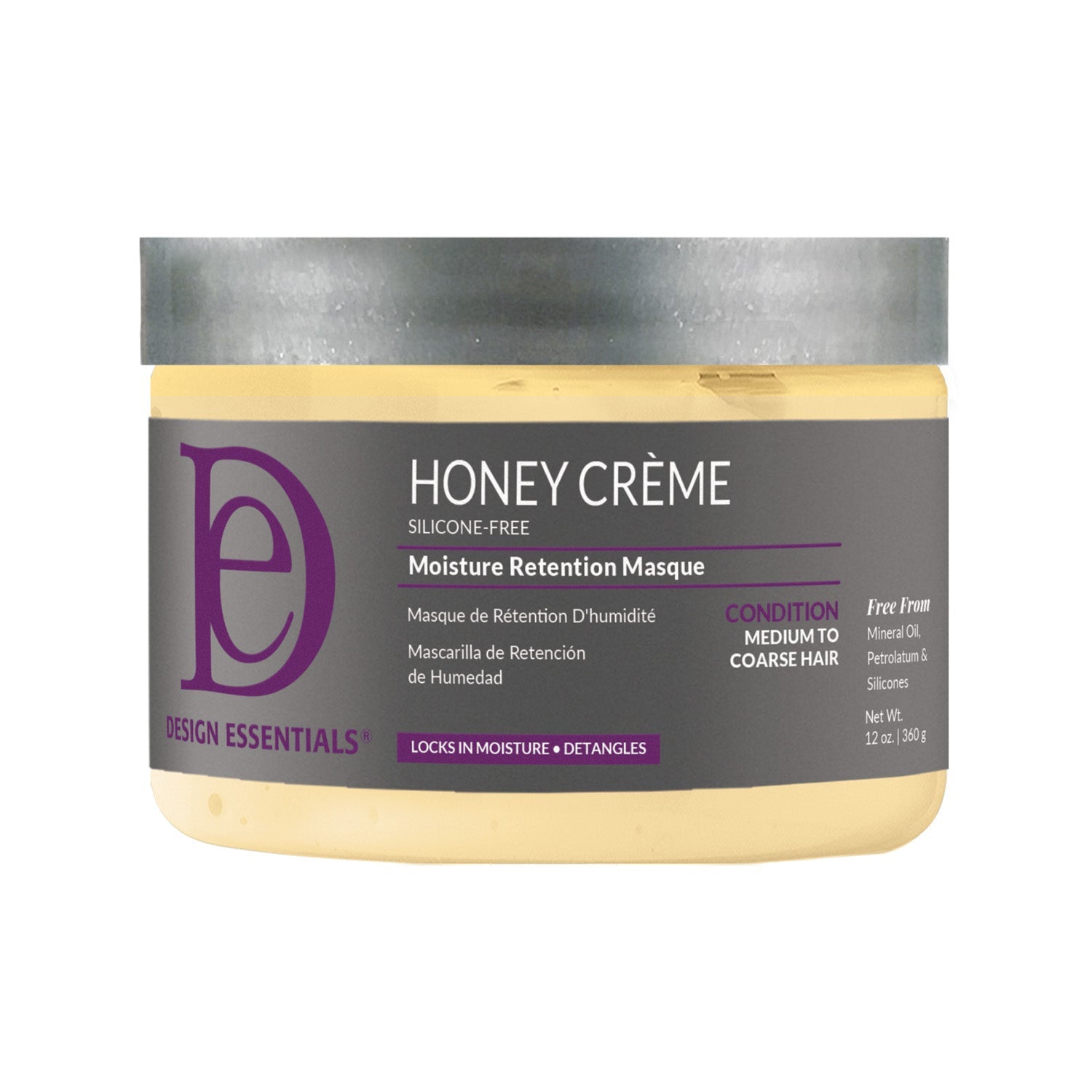 DESIGN ESSENTIALS HONEY CREAM MOISTURE RETENTION MASQUE 11OZ - MacroPanora