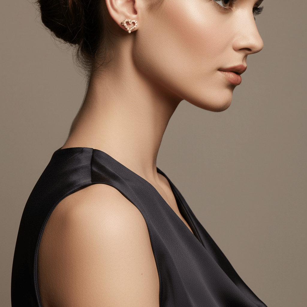 Diamond Heart Hoops - MacroPanora