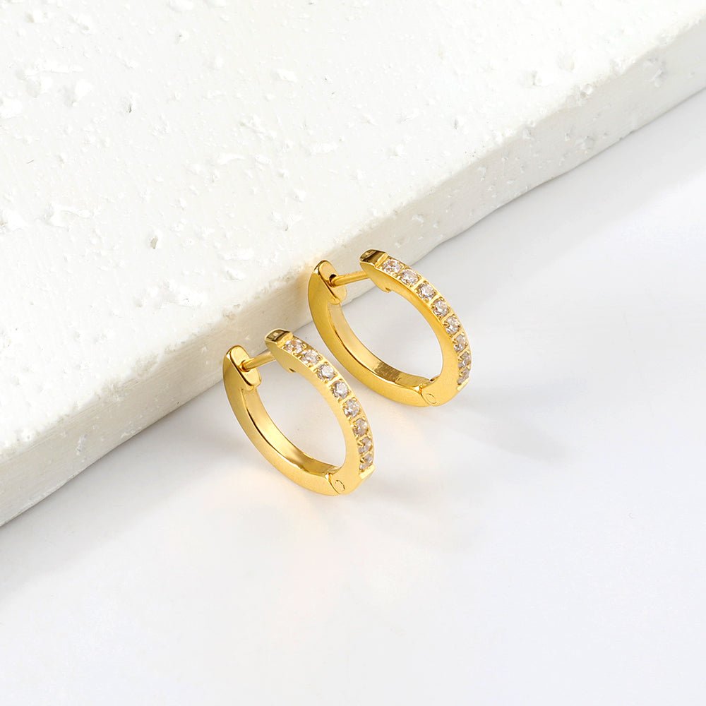Diamond Radiance Round Earrings - MacroPanora