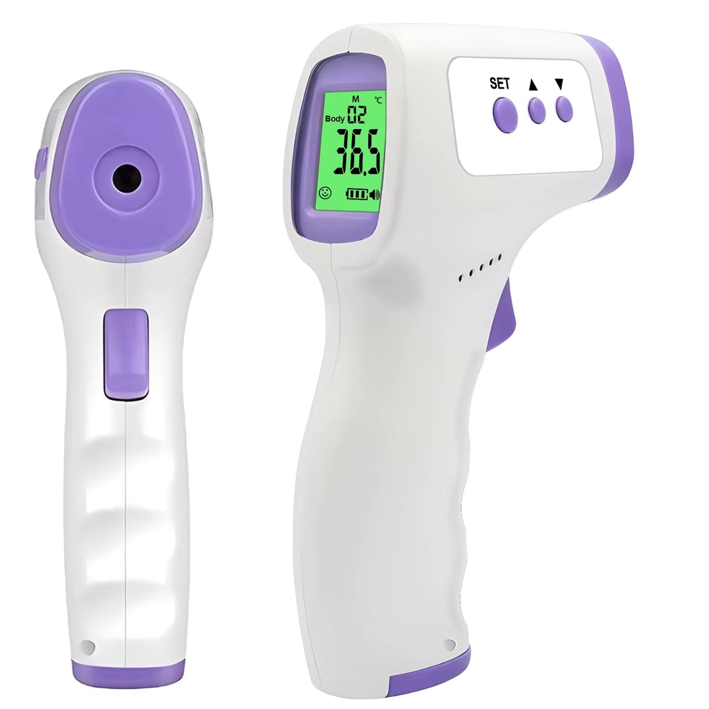 Digital Infrared Thermometer Forehead Body Non - Contact Fever Thermometers or Medical Portable Finger Pulse Oximeter Blood Oxygen - MacroPanora