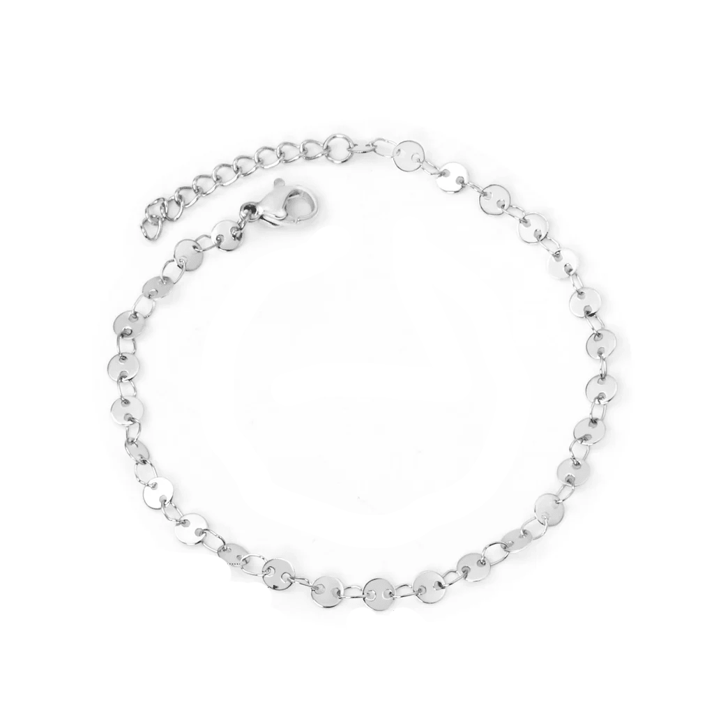 Disc Charm Link Bracelet - MacroPanora