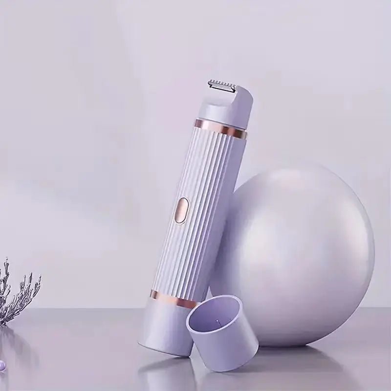 Dual - Function Women's Electric Shaver - Versatile Hair Removal for Eyebrows, Face, Legs, and Armpits, Portable Wet and Dry Use - MacroPanora