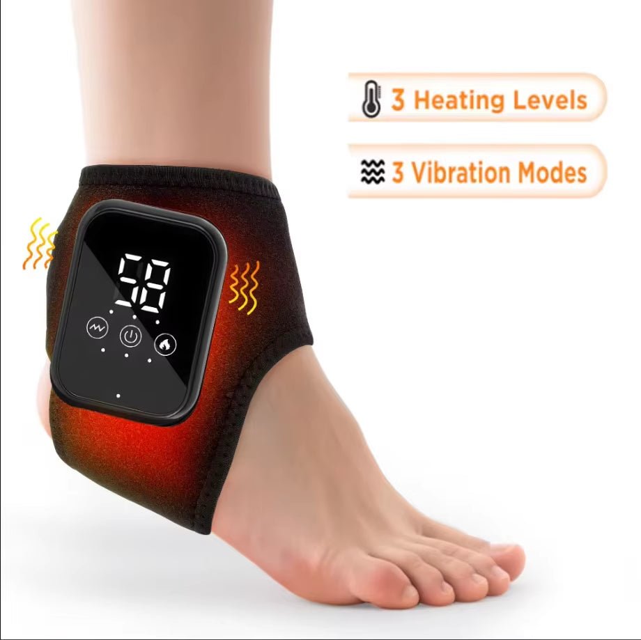 Electric Ankle Massager Ankle Brace Relaxation Treatment Air Compression Foot Massager Relieving Achilles Tendoniti - MacroPanora