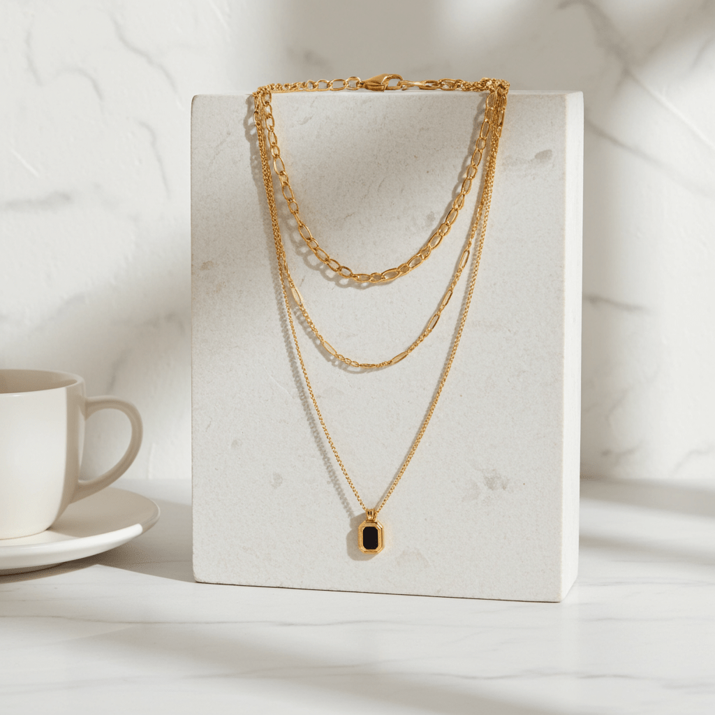 Emerald Bar Double Chain - MacroPanora