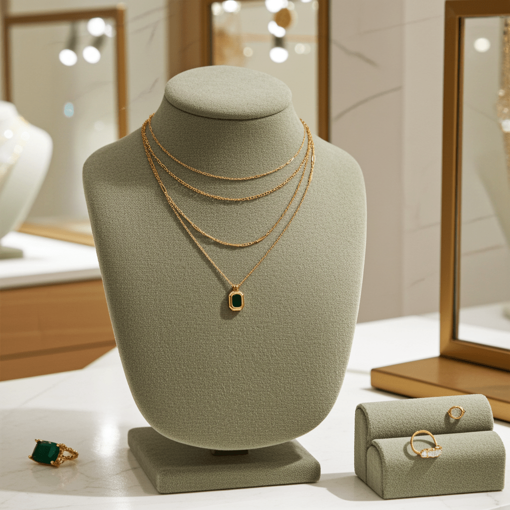 Emerald Bar Double Chain - MacroPanora