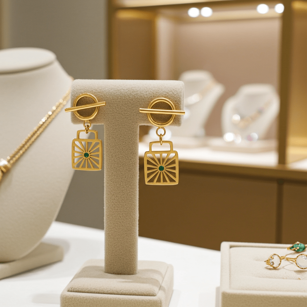 Emerald Geometric Drops - MacroPanora