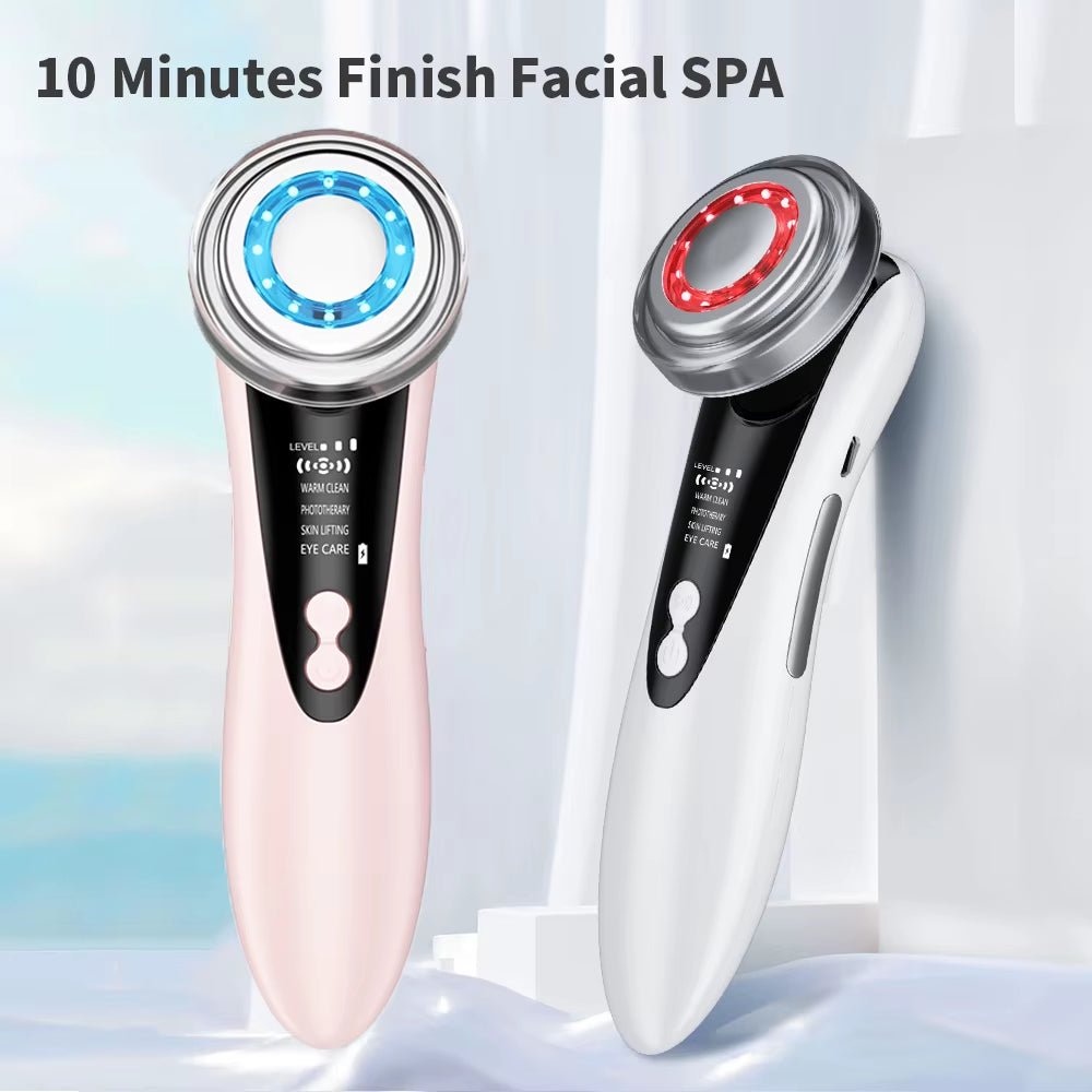 EMS Micro Current Lifting Device Vibration LED Face Skin Rejuvenation Wrinkle Remover Anti - Aging Facial Beauty Device - MacroPanora